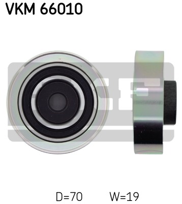 Vratná/vodiaca kladka rebrovaného klinového remeňa SKF (VKM 66010)